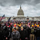 Pro-Trump protesters gather in front of the U.S. Capitol Building on January 6, 2021, in Washington, DC.